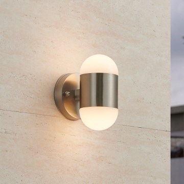 Eglo 75392 - Applique da esterno LED MEROLA 2xLED/3,7W/230V IP44 cromo opaco