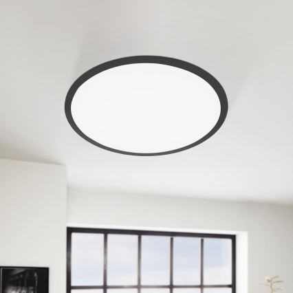 Eglo 75577 - Plafoniera LED dimmerabile SALOBRENA-TW LED/32,5W/230V diametro 60 cm + telecomando