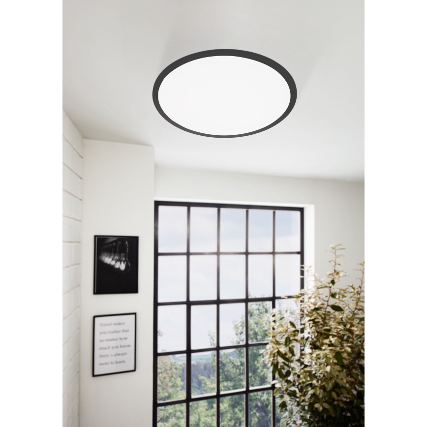 Eglo 75577 - Plafoniera LED dimmerabile SALOBRENA-TW LED/32,5W/230V diametro 60 cm + telecomando