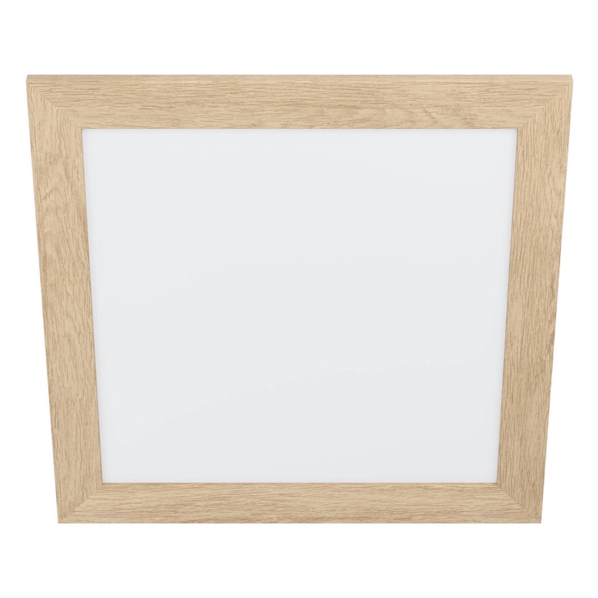 Eglo 75643 - Plafoniera LED CALEMAR LED/19W/230V 4000K 43,7x 43,7 cm marrone