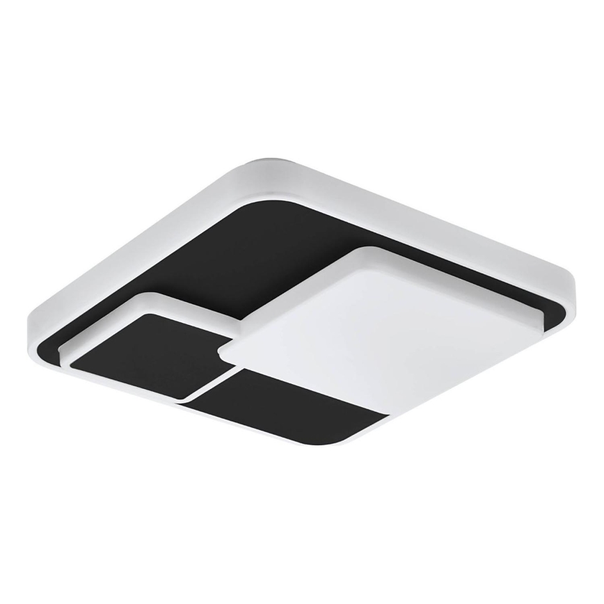Eglo 75667 - Plafoniera LED LEPRESO LED/19,5W/230V 38,5x38,5 cm nero