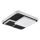 Eglo 75667 - Plafoniera LED LEPRESO LED/19,5W/230V 38,5x38,5 cm nero