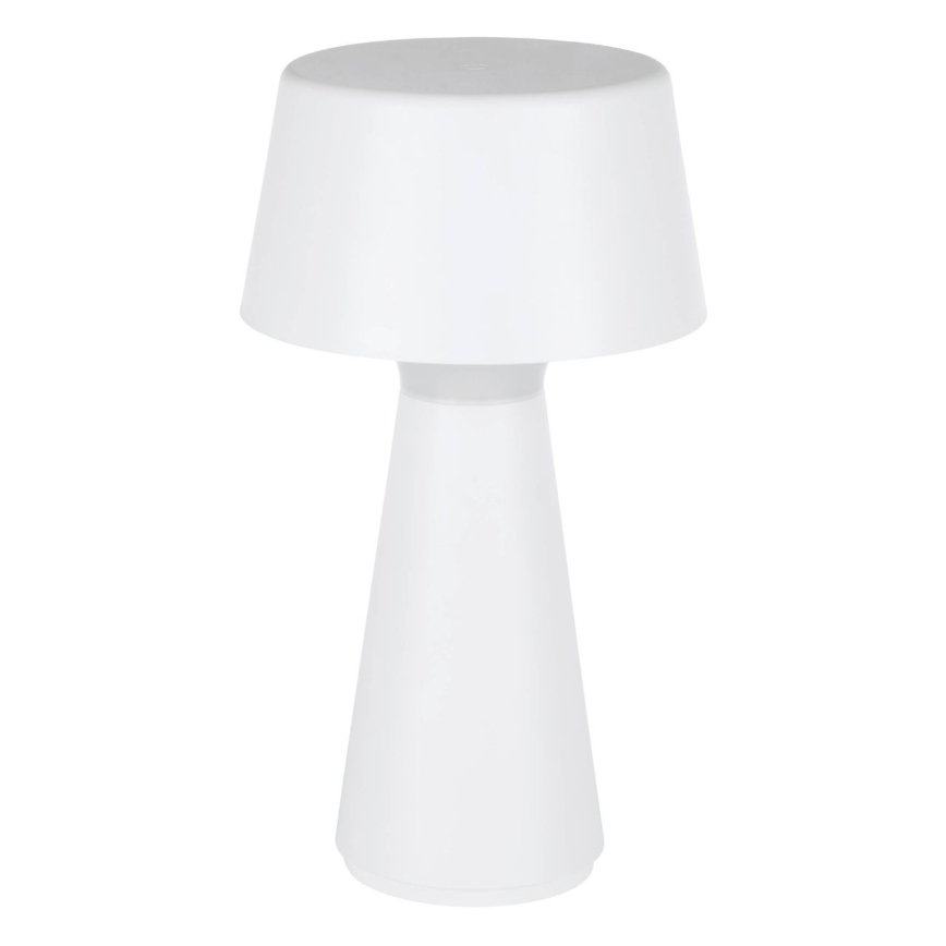 Eglo - Lampada da tavolo ricaricabile dimmerabile per esterni a LED/3W/5V 2200/3000/4000K 2000 mAh IP44 bianca