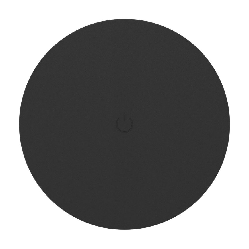 Eglo - Lampada da parete per esterni a LED ricaricabile e dimmerabile con comando touch, 5W/5V, 2000 mAh, 3000/4000/6500K, IP44, nero