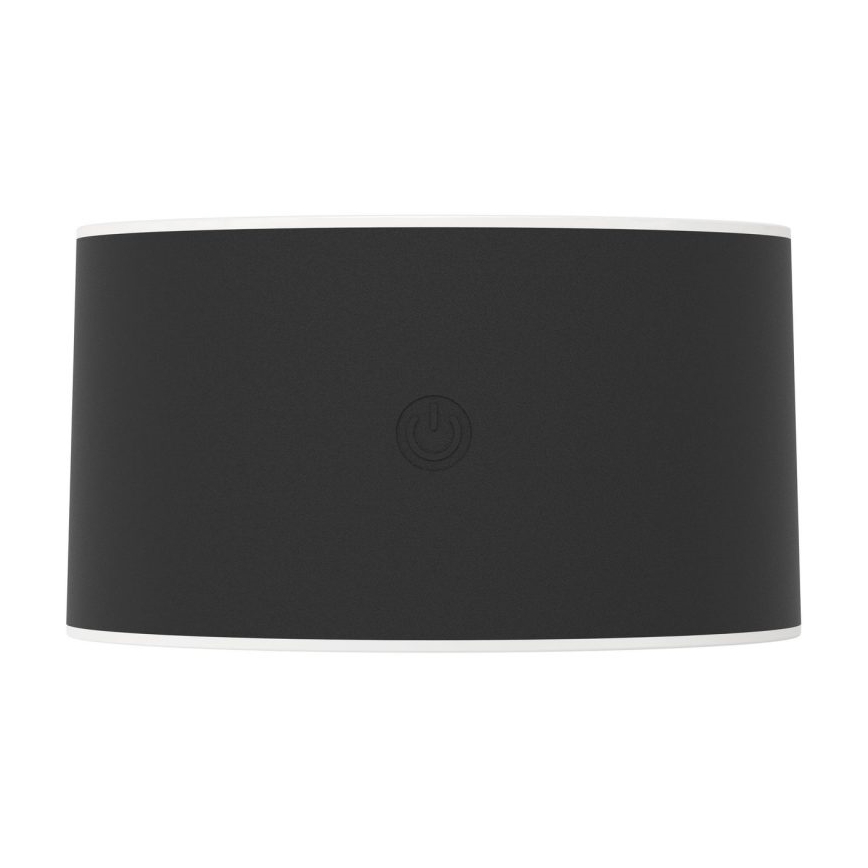 Eglo - Applique da parete per esterni ricaricabile dimmerabile a LED con comando a sfioramento LED/5W/5V 2000 mAh 3000/4000/6500K IP44 nero