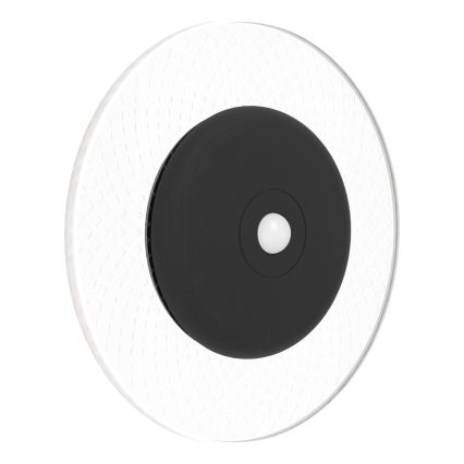 Eglo - Lampada da parete ricaricabile LED RGBW dimmerabile con sensore di movimento e sensore crepuscolare, LED/5V 2000 mAh, nero + telecomando
