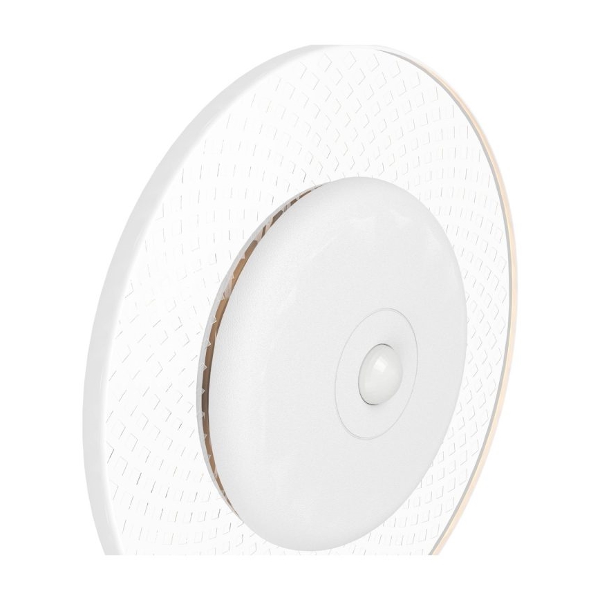 Eglo - Lampada da parete ricaricabile LED RGBW dimmerabile con sensore di movimento e crepuscolare LED/5V 2000 mAh bianco + telecomando