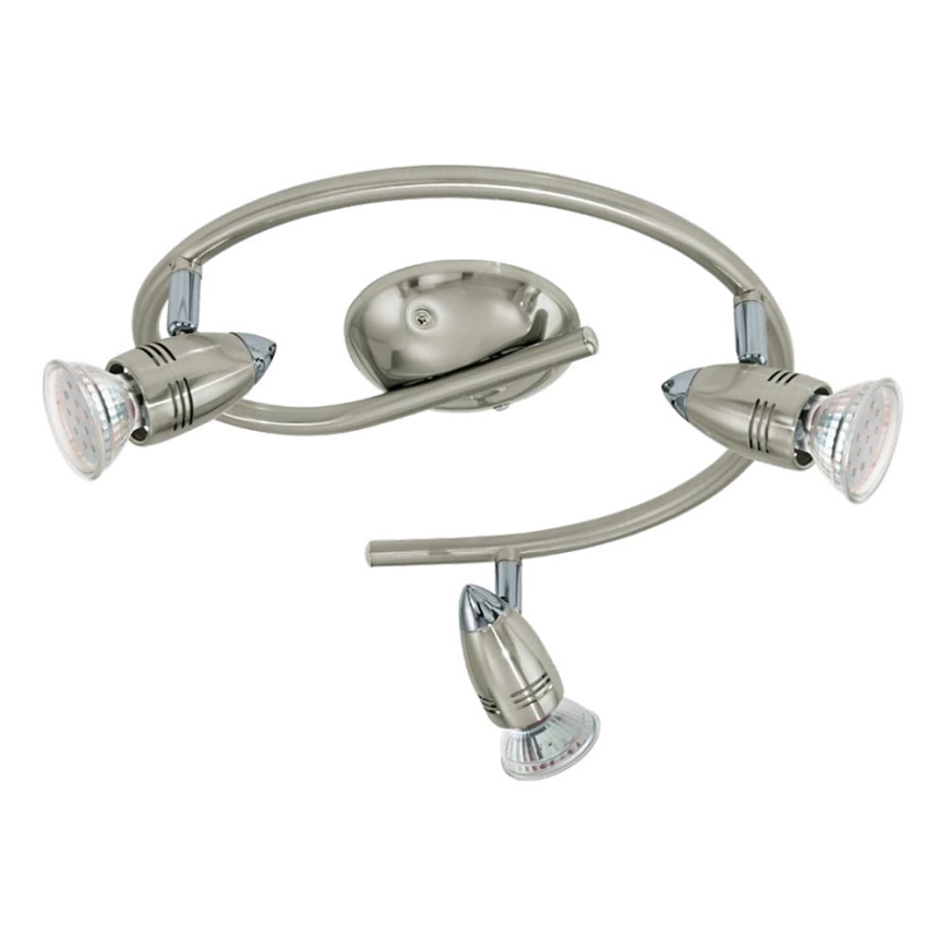 Eglo 78024 - Luce Spot da parete a LED MAGNUM 3xGU10/3W/230V 3000K cromo opaco