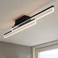 Eglo 780433 - Plafoniera LED per bagno YANGUAS 2xLED/11W/230V 3000K IP44 nero