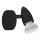 Eglo 780443 - Luce Spot da parete a LED SABADELL 1xGU10/2,8W/230V 3000K nero
