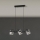 Eglo 780478 - Lampadario a sospensione con filo CALERINO 3xE27/40W/230V nero