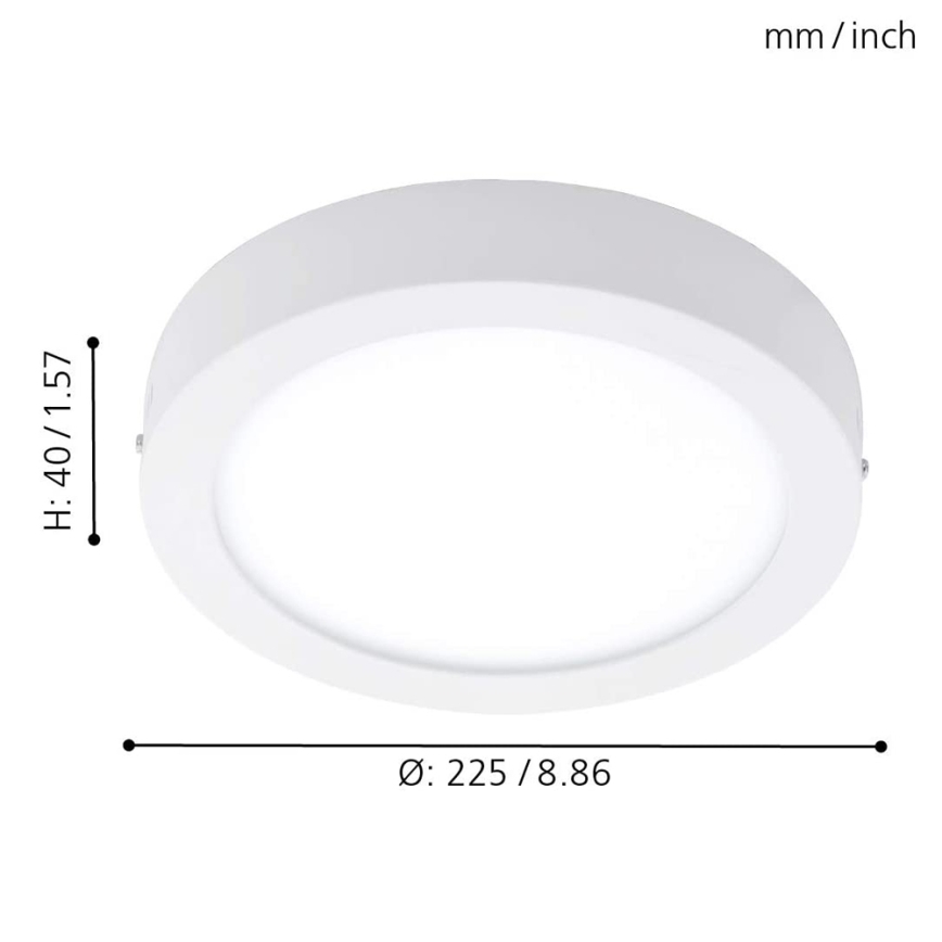 Eglo 78201 - Plafoniera LED FUEVA LED/16,5W/230V