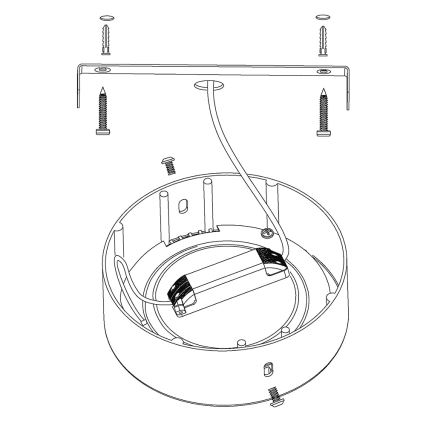 Eglo 78201 - Plafoniera LED FUEVA LED/16,5W/230V