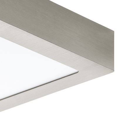 Eglo 78215 - Plafoniera a LED FUEVA LED/10,9W/230V 17x17 cm cromo satinato