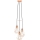 Eglo 78276 - Lampada a sospensione su cavo BYRON 3xE27/60W/230V finitura rame