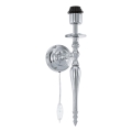 Eglo 78317 - Lampada da parete BEDWORTH 1xE27/60W/230V cromo lucido
