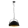 Eglo 78441 - Lampadario a sospensione con catena COVALEDA 1xE27/60W/230V nero