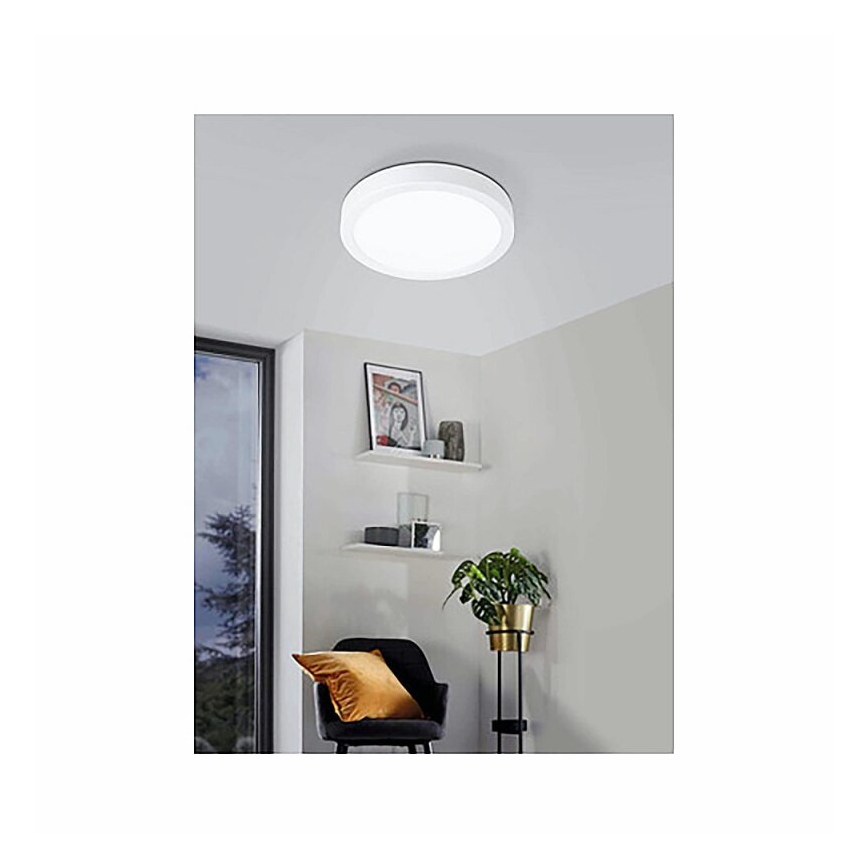 Eglo 78668 - Plafoniera LED FUEVA LED/17W/230V Ø 21 cm bianca