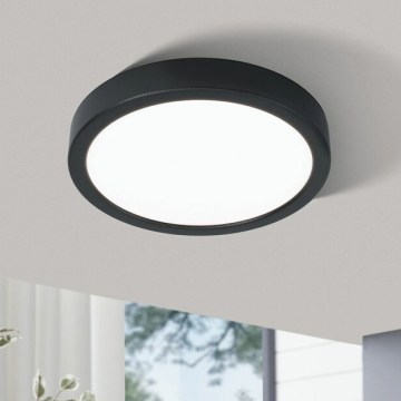 Eglo 78676 - Plafoniera LED FUEVA LED/17W/230V Ø 21 cm nero