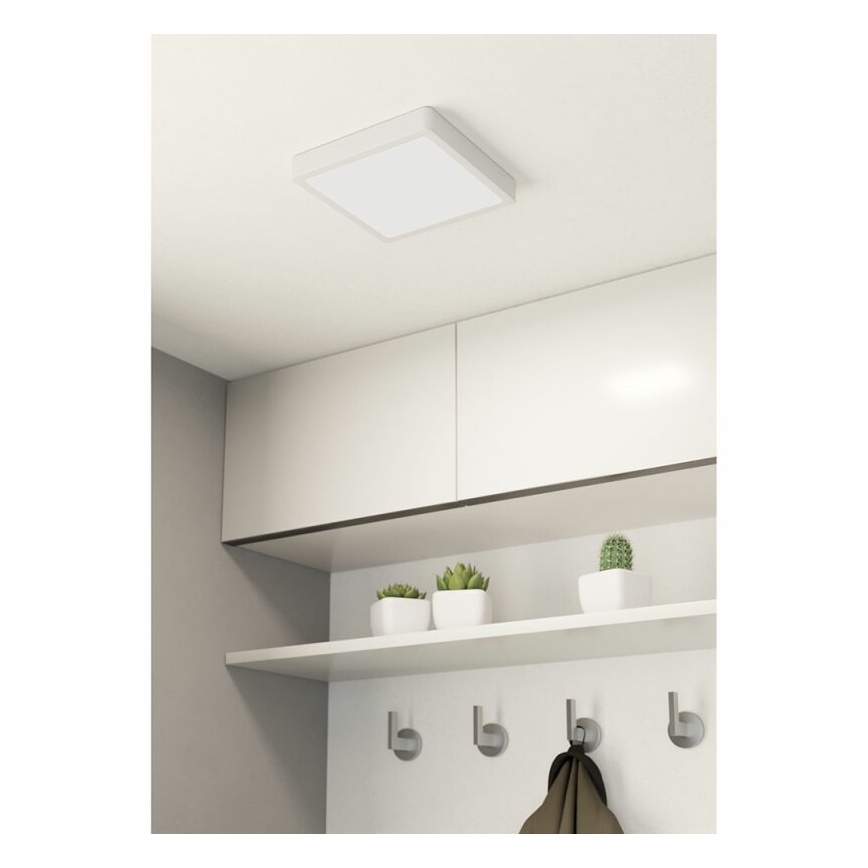 Eglo 78679 - Plafoniera LED FUEVA LED/17W/230V 21x21 cm bianca