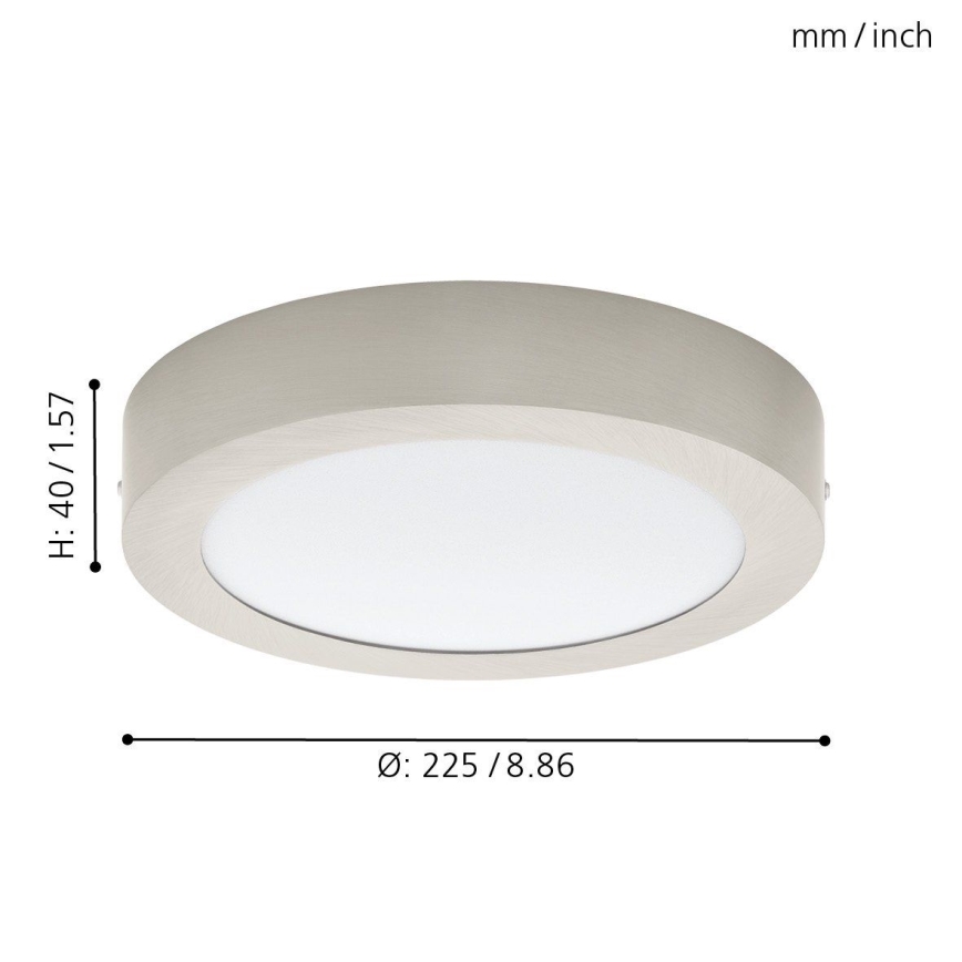 Eglo 78696 - Plafoniera LED FUEVA LED/18W/230V