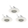 Eglo 78704 - SET 3x Lampada LED da incasso PENETO 1xGU10/3,3W/230V bianco