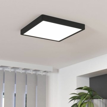 Eglo 78815 - Plafoniera LED FUEVA LED/20,5W/230V 28,5x28,5 cm nera