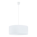 Eglo 79065 - Lampadario sospeso con cavo SITIA 3xE27/60W/230V bianco