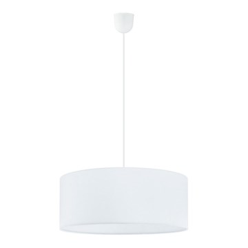 Eglo 79065 - Lampadario sospeso con cavo SITIA 3xE27/60W/230V bianco