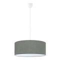 Eglo 79067 - Lampadario su filo SITIA 3xE27/60W/230V grigio