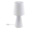 Eglo 79128 - Lampada da tavolo CARPARA 2xE27/12W/230V