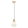 Eglo 79259 - Lampadario sospeso BYRON su cavo 1xE27/60W/230V, finitura in ottone