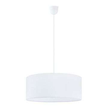 Eglo 79305 - Lampadario sospeso a cavo CLINTON 3xE27/60W/230V bianco