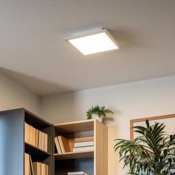 Eglo 79322 - Plafoniera LED dimmerabile SALOBRENA LED/16W/230V 4000K 30x30 cm bianco