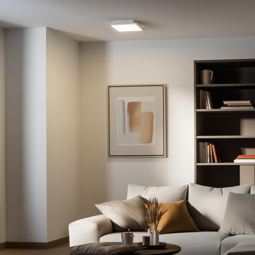 Eglo 79322 - Plafoniera LED dimmerabile SALOBRENA LED/16W/230V 4000K 30x30 cm bianco