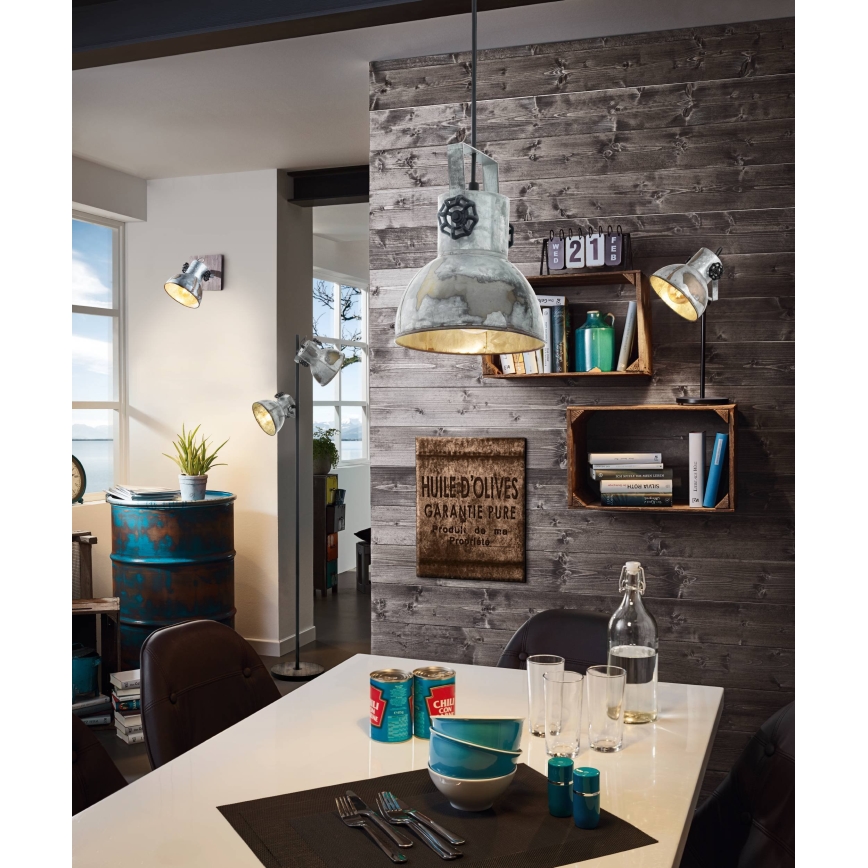 Eglo 79365 - Lampada da tavolo BARNSTAPLE 1xE27/40W/230V