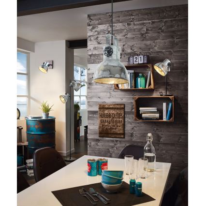 Eglo 79369 - Lampada da terra BARNSTAPLE 2xE27/40W/230V