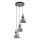 Eglo 79371 - Lampadario a sospensione con cavo BARNSTAPLE 3xE27/40W/230V marrone/patina