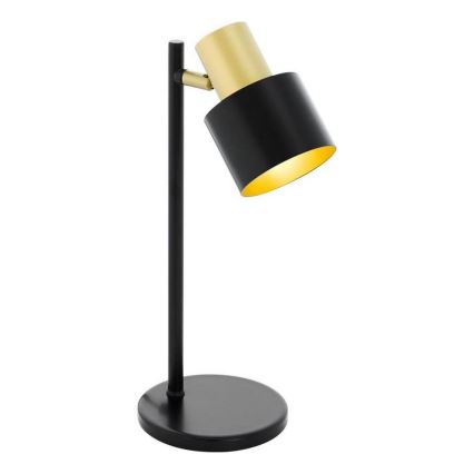Eglo 79375 - Lampada da tavolo FIUMARA 1xE27/60W/230V nero/oro