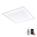 Eglo 79467 - Plafoniera LED dimmerabile POZZALLO LED/21W/230V 2700-6500K 45x45 cm bianco + telecomando