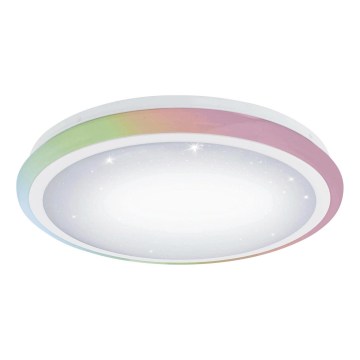 Eglo 79512 - plafoniera LED RGB dimmerabile LIPARI LED/24W/230V + telecomando