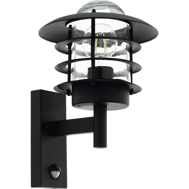 Eglo 79555 - Applique da esterno con sensore ZAMALENA 1xE27/60W/230V IP44