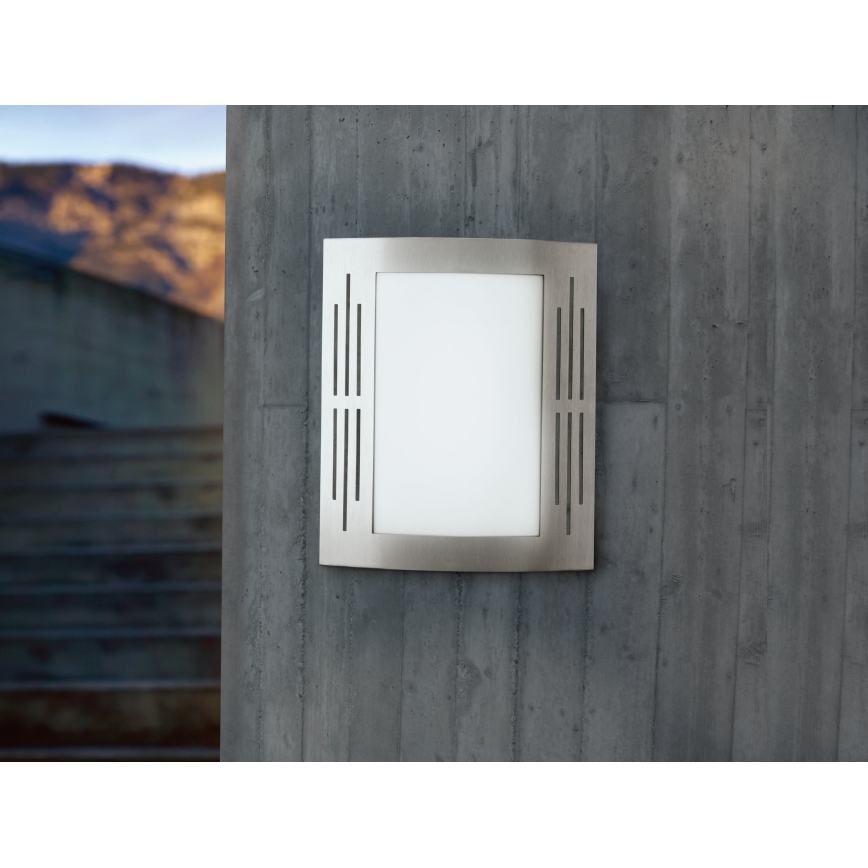 EGLO - Lampada a muro esterna 1xE27/15W/230V IP44