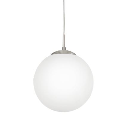EGLO - Lampadario a sospensione con filo 1xE27/60W/230V diametro 30 cm bianco