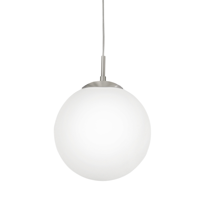 EGLO - Lampadario a sospensione con filo 1xE27/60W/230V diametro 30 cm bianco