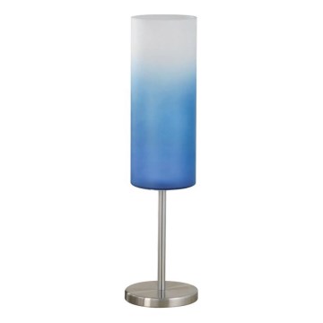Eglo 85999 - Lampada da tavolo TROY BLU 1xE27/100W/230V blu