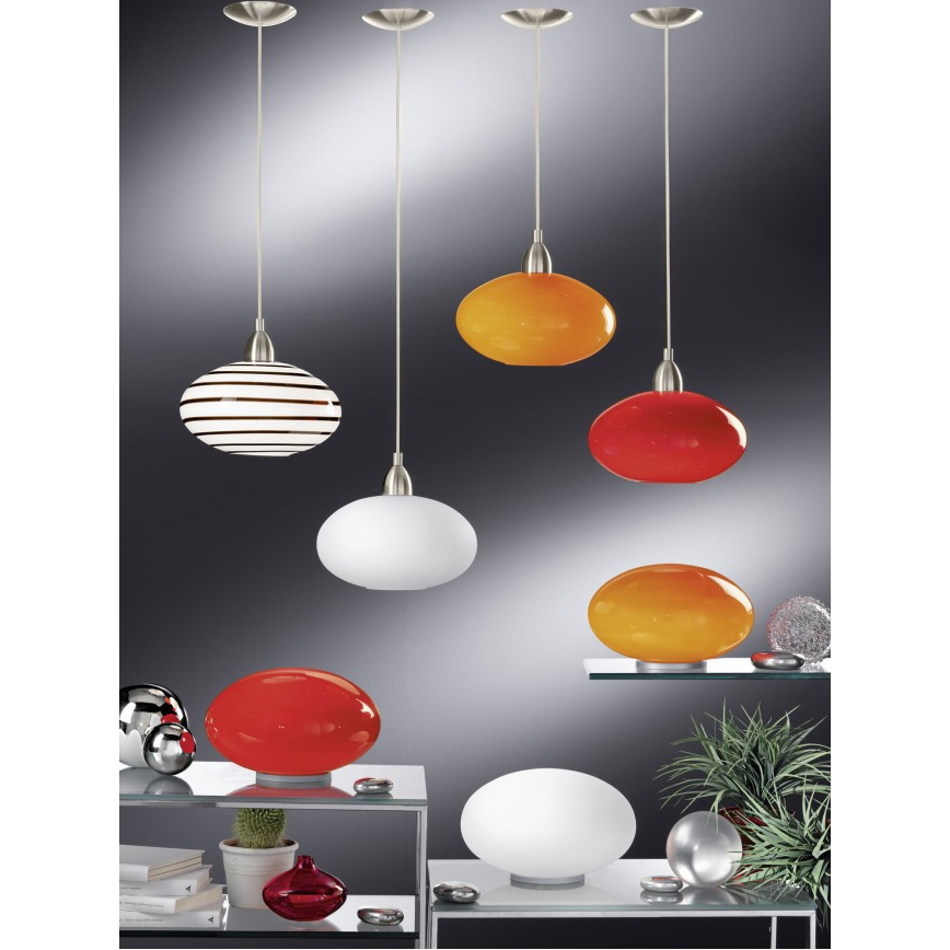EGLO 87276 - Lampada da tavolo NARO 1xE27/60W bianco