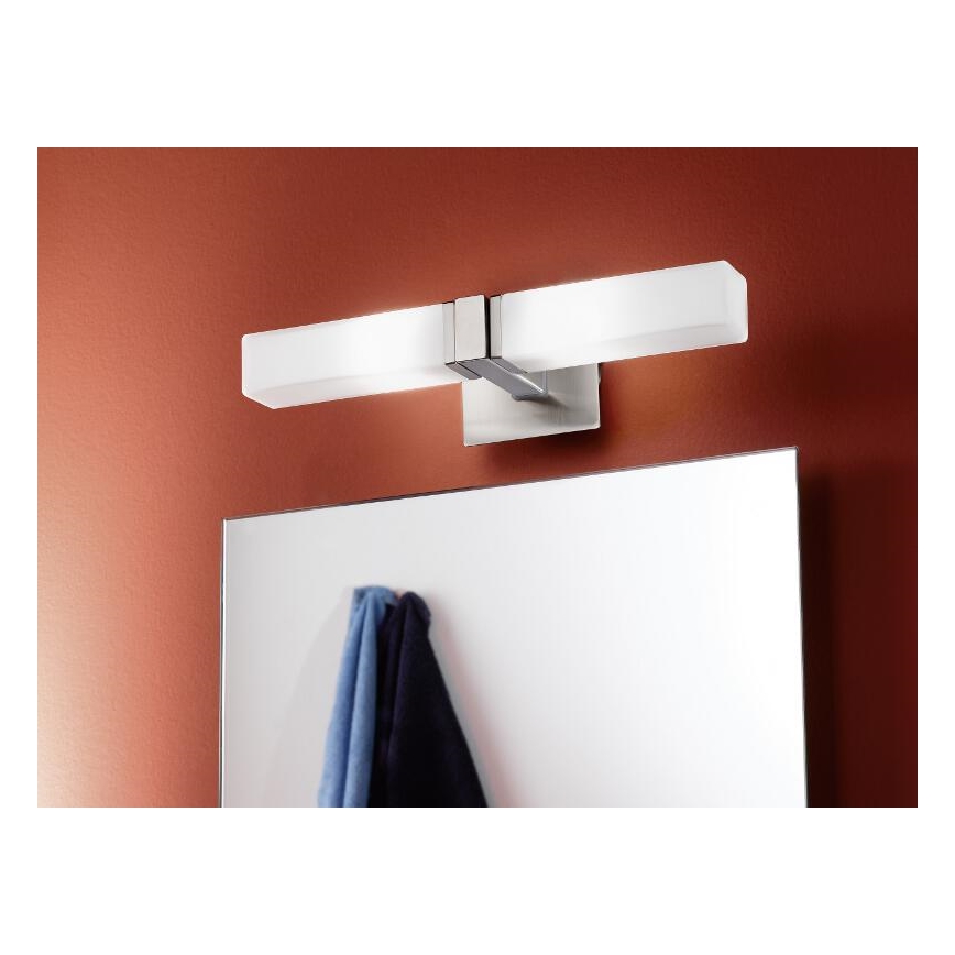 EGLO - Applique per bagno 2xG9/40W vetro opale IP44