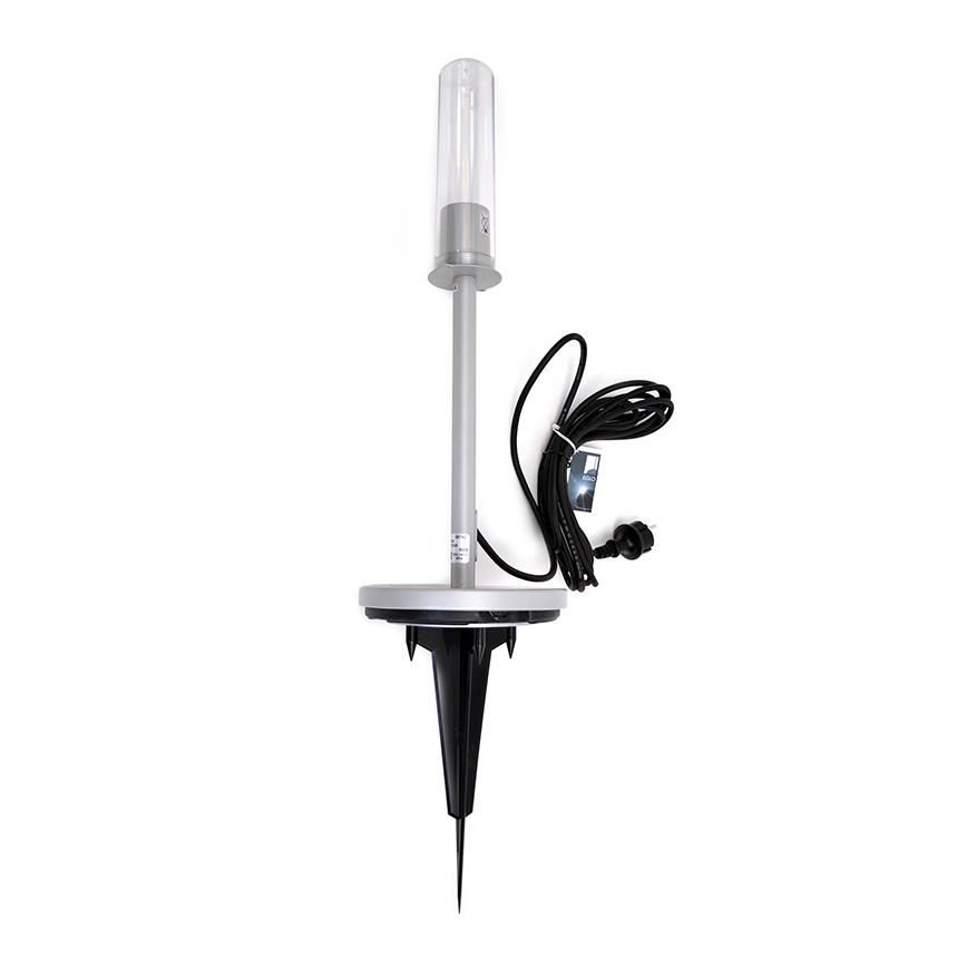 Eglo 88742 - Lampada da terra per esterno CUBA 1xE27/22W/230V