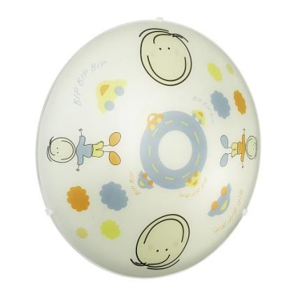 EGLO 88972 - Plafoniera per bambini JUNIOR 2  2xE27/60W multicolore